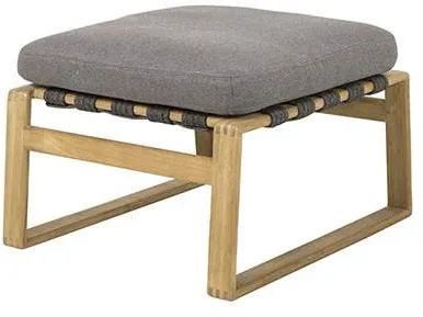 Cane-Line Endless soft fotpall med kudde - Teak