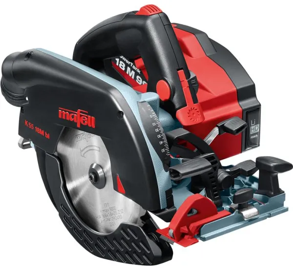 Mafell Batterihandcirkelsåg K 55 18M bl PURE i T-MAX låda